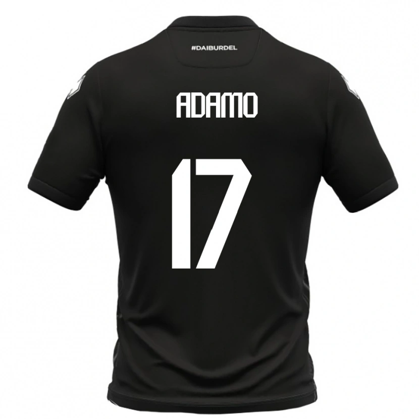 Danxen Heren Emanuele Adamo #17 Zwart Wit Uitshirt Uittenue 2025/26 T-Shirt België