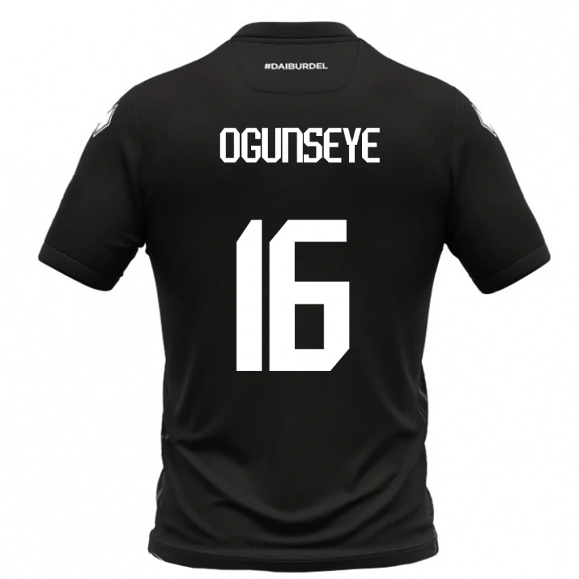 Danxen Heren Roberto Ogunseye #16 Zwart Wit Uitshirt Uittenue 2025/26 T-Shirt België