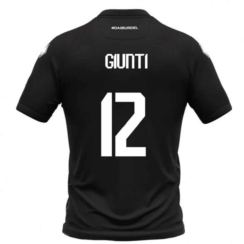 Danxen Heren Alessandro Giunti #12 Zwart Wit Uitshirt Uittenue 2025/26 T-Shirt België