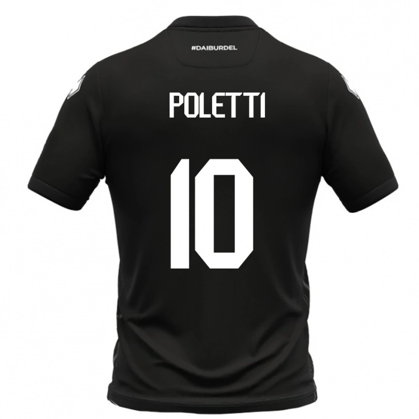 Danxen Heren Thomas Poletti #10 Zwart Wit Uitshirt Uittenue 2025/26 T-Shirt België