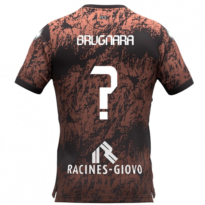 Danxen Heren Erik Brugnara #0 Bruin Zwart Uitshirt Uittenue 2025/26 T-Shirt België
