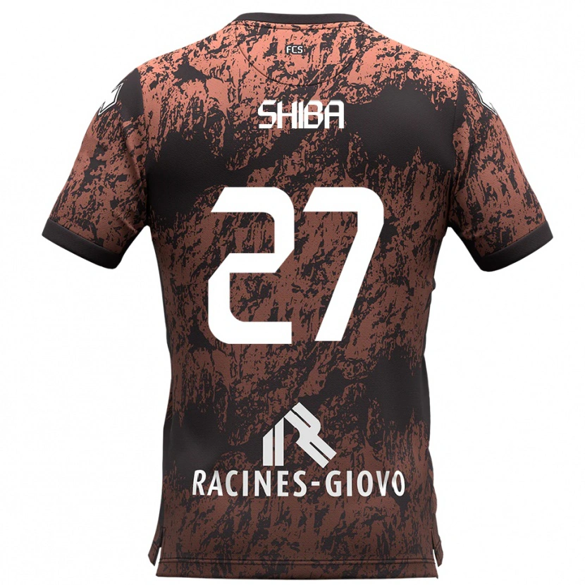 Danxen Heren Cristian Shiba #27 Bruin Zwart Uitshirt Uittenue 2025/26 T-Shirt België