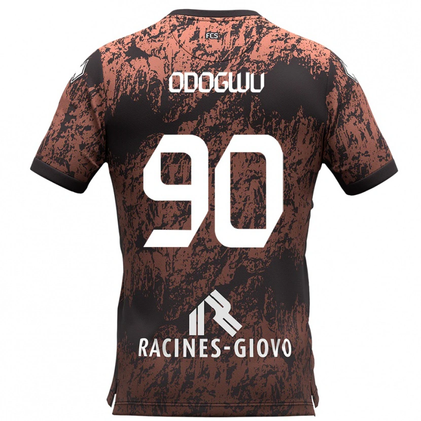 Danxen Heren Raphael Odogwu #90 Bruin Zwart Uitshirt Uittenue 2025/26 T-Shirt België