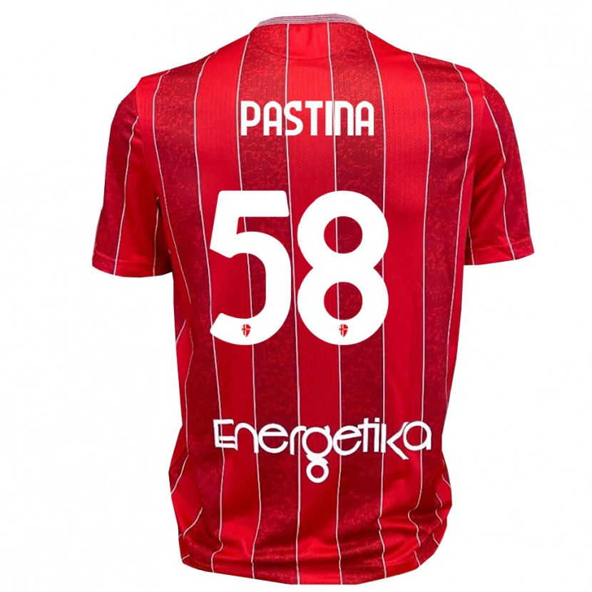 Danxen Heren Christian Pastina #58 Rood Wit Uitshirt Uittenue 2025/26 T-Shirt België