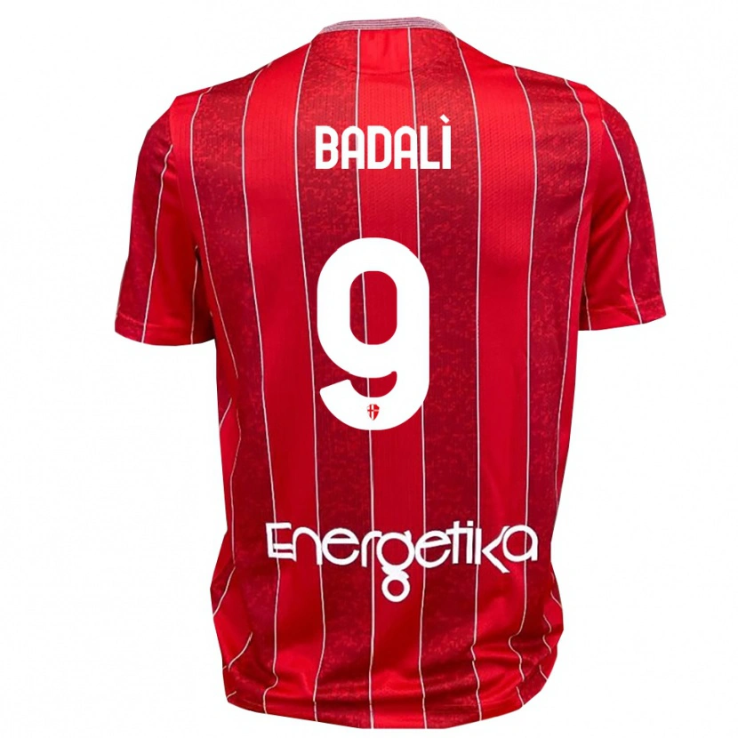 Danxen Heren Ignazio Badalì #9 Rood Wit Uitshirt Uittenue 2025/26 T-Shirt België