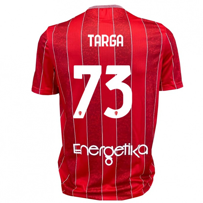 Danxen Heren Alberto Targa #73 Rood Wit Uitshirt Uittenue 2025/26 T-Shirt België