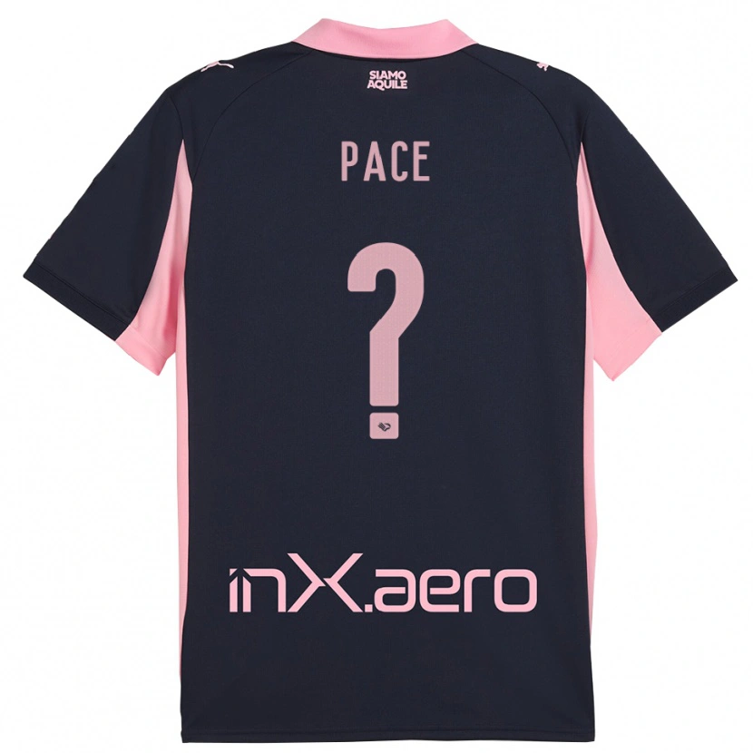 Danxen Heren Andrea Pace #0 Donkerblauw Roze Uitshirt Uittenue 2025/26 T-Shirt België