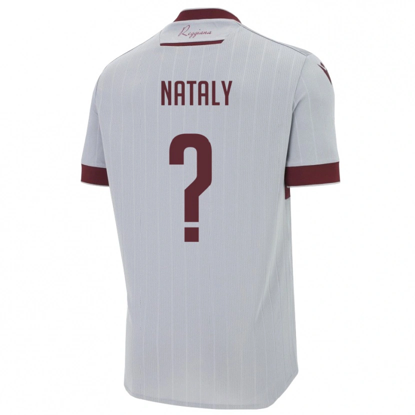 Danxen Heren Massa Nataly #0 Bourgondië Wit Uitshirt Uittenue 2025/26 T-Shirt België