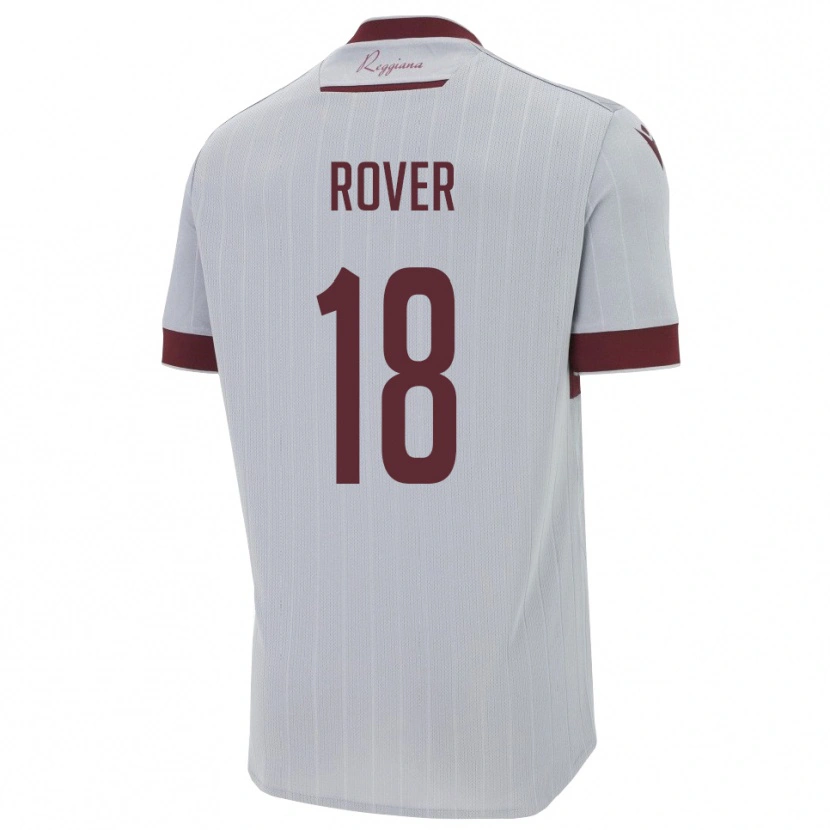 Danxen Heren Matteo Rover #18 Bourgondië Wit Uitshirt Uittenue 2025/26 T-Shirt België
