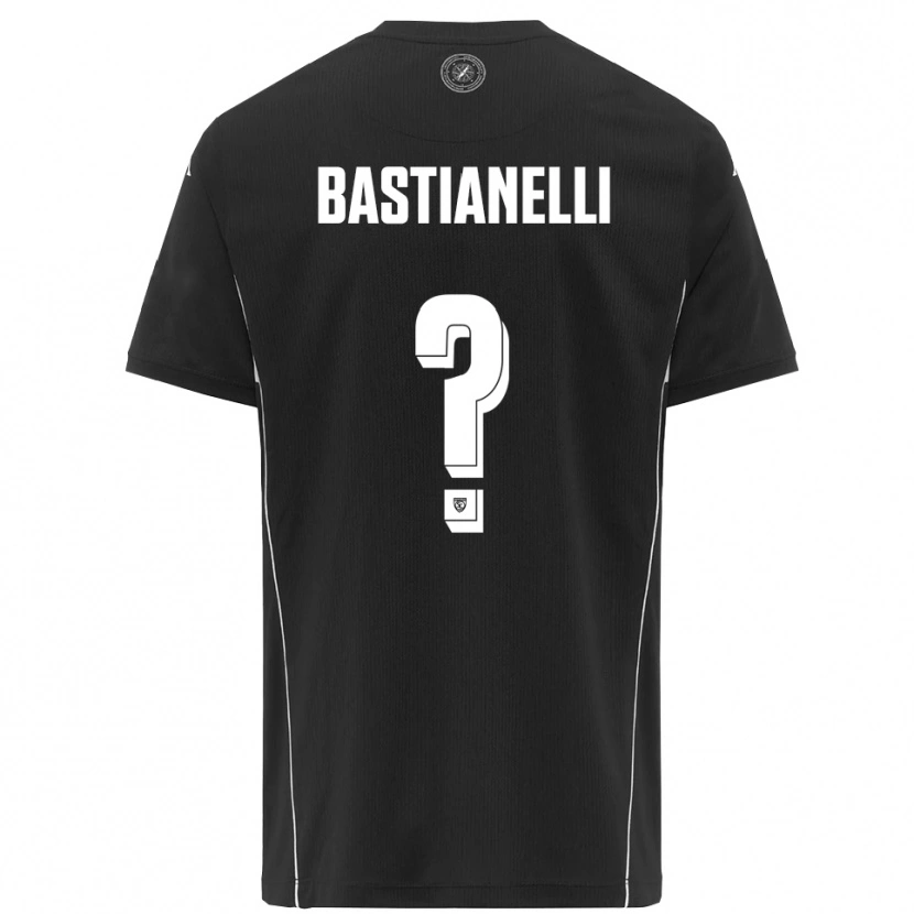 Danxen Heren Flavio Bastianelli #0 Zwart Wit Uitshirt Uittenue 2025/26 T-Shirt België