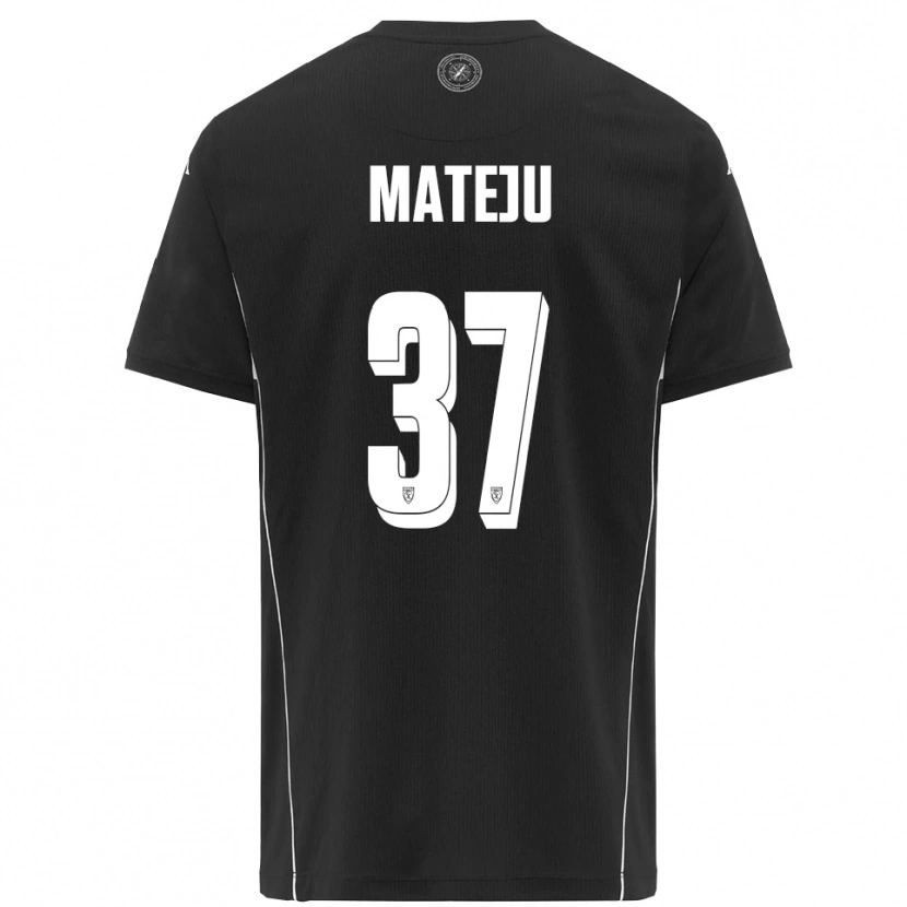 Danxen Heren Ales Mateju #37 Zwart Wit Uitshirt Uittenue 2025/26 T-Shirt België