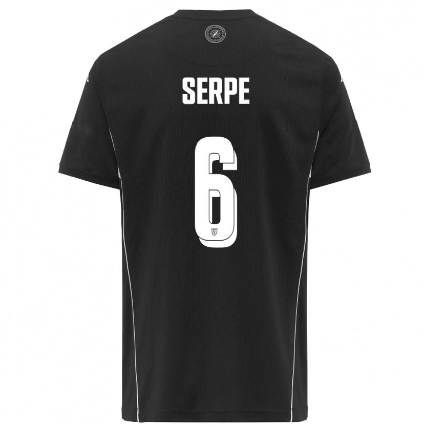 Danxen Heren Laurens Serpe #6 Zwart Wit Uitshirt Uittenue 2025/26 T-Shirt België