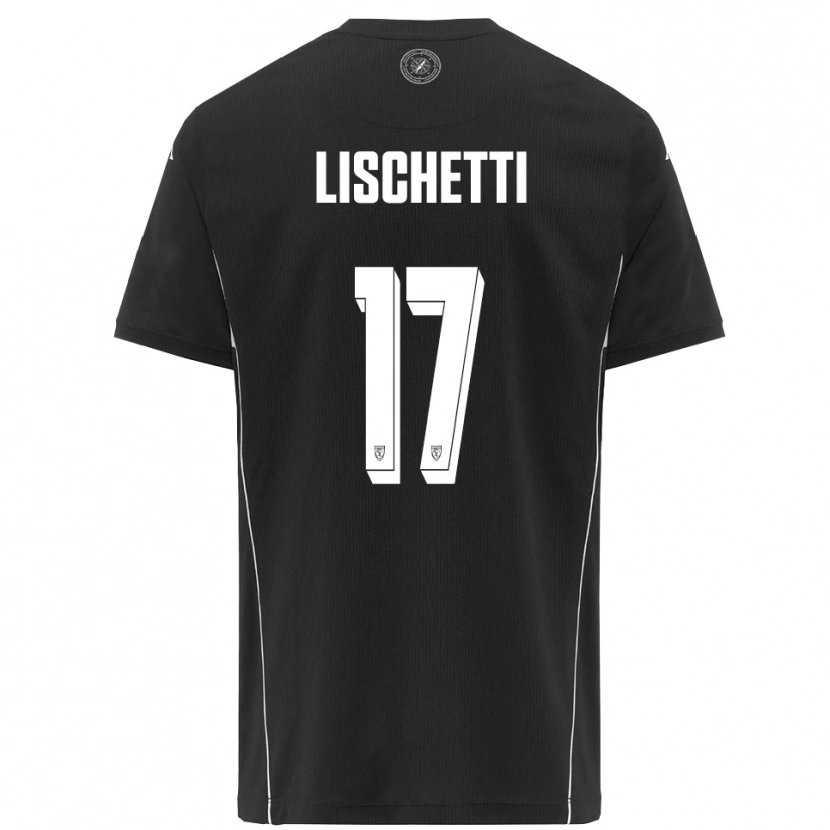 Danxen Heren Lorenzo Lischetti #17 Zwart Wit Uitshirt Uittenue 2025/26 T-Shirt België
