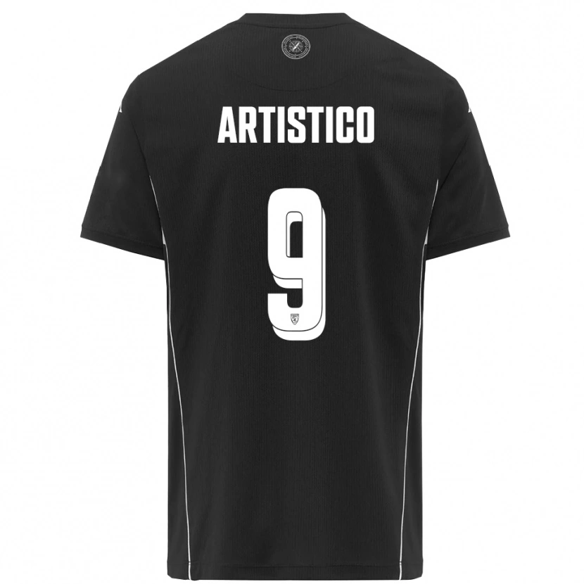 Danxen Heren Gabriele Artistico #9 Zwart Wit Uitshirt Uittenue 2025/26 T-Shirt België