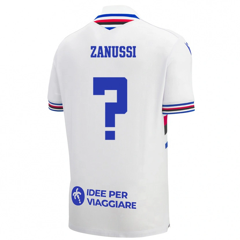 Danxen Heren Hashley Zanussi #0 Wit Blauw Rood Uitshirt Uittenue 2025/26 T-Shirt België