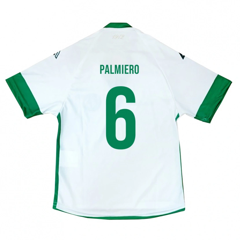 Danxen Heren Luca Palmiero #6 Wit Groen Blauw Uitshirt Uittenue 2025/26 T-Shirt België