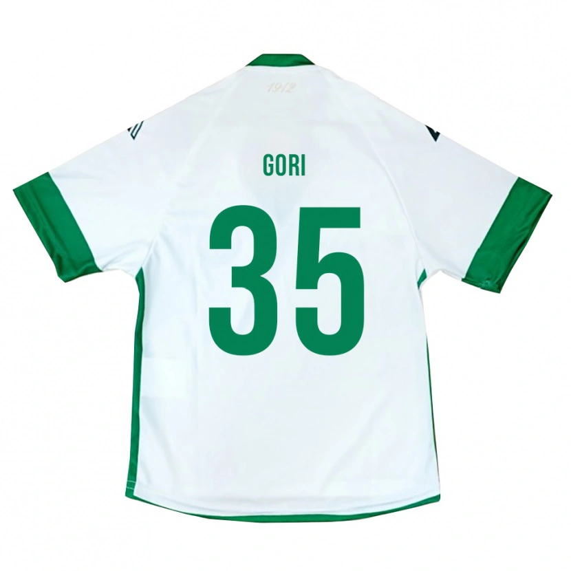 Danxen Heren Gabriele Gori #35 Wit Groen Blauw Uitshirt Uittenue 2025/26 T-Shirt België