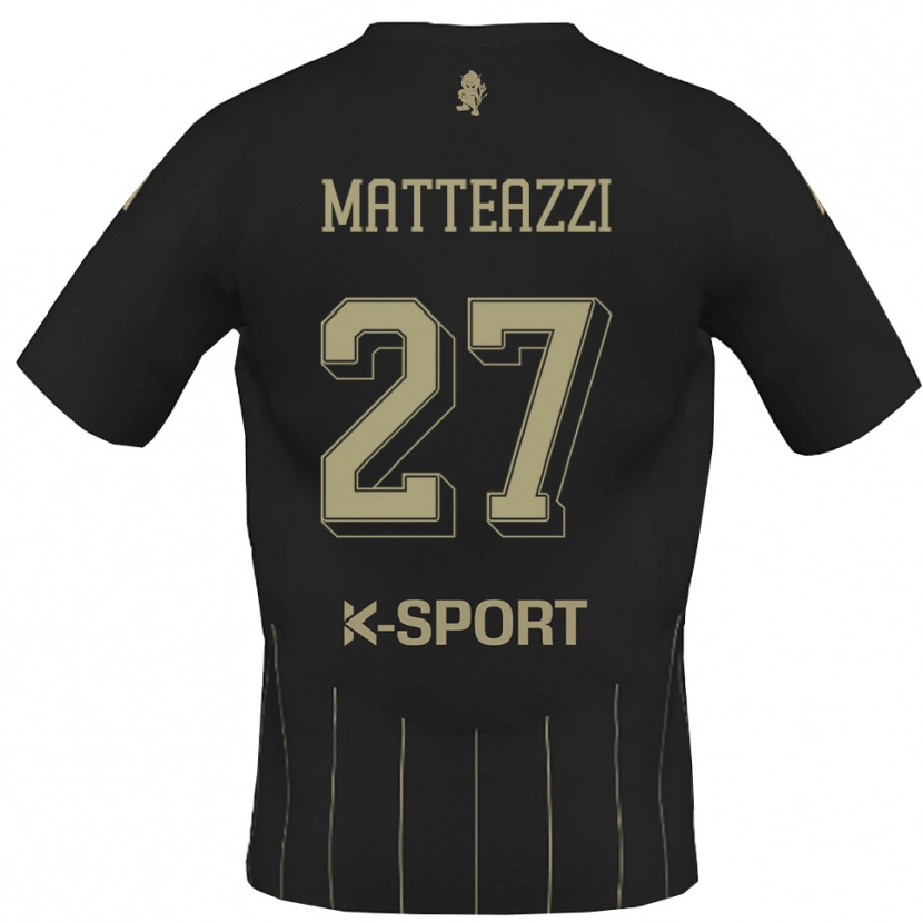 Danxen Heren Ernesto Matteazzi #27 Grijs Wit Uitshirt Uittenue 2025/26 T-Shirt België