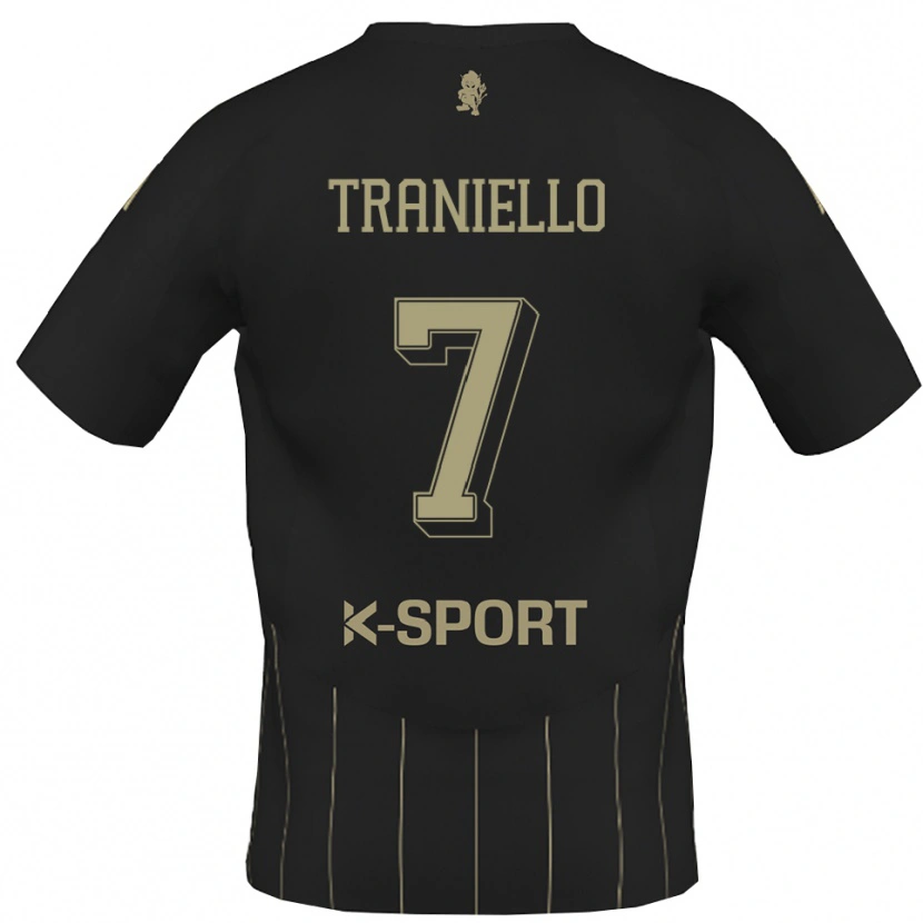 Danxen Heren Andrea Traniello #7 Grijs Wit Uitshirt Uittenue 2025/26 T-Shirt België