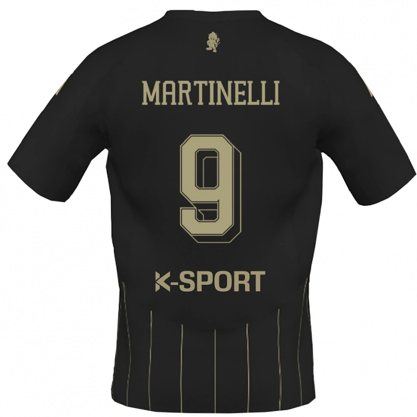 Danxen Heren Riccardo Martinelli #9 Grijs Wit Uitshirt Uittenue 2025/26 T-Shirt België