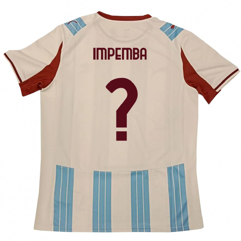 Danxen Heren Ettore Impemba #0 Hemelsblauw Wit Uitshirt Uittenue 2025/26 T-Shirt België