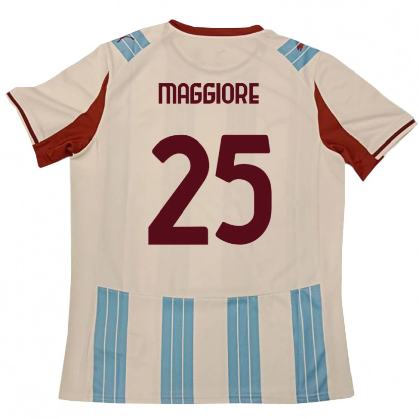 Danxen Heren Giulio Maggiore #25 Hemelsblauw Wit Uitshirt Uittenue 2025/26 T-Shirt België
