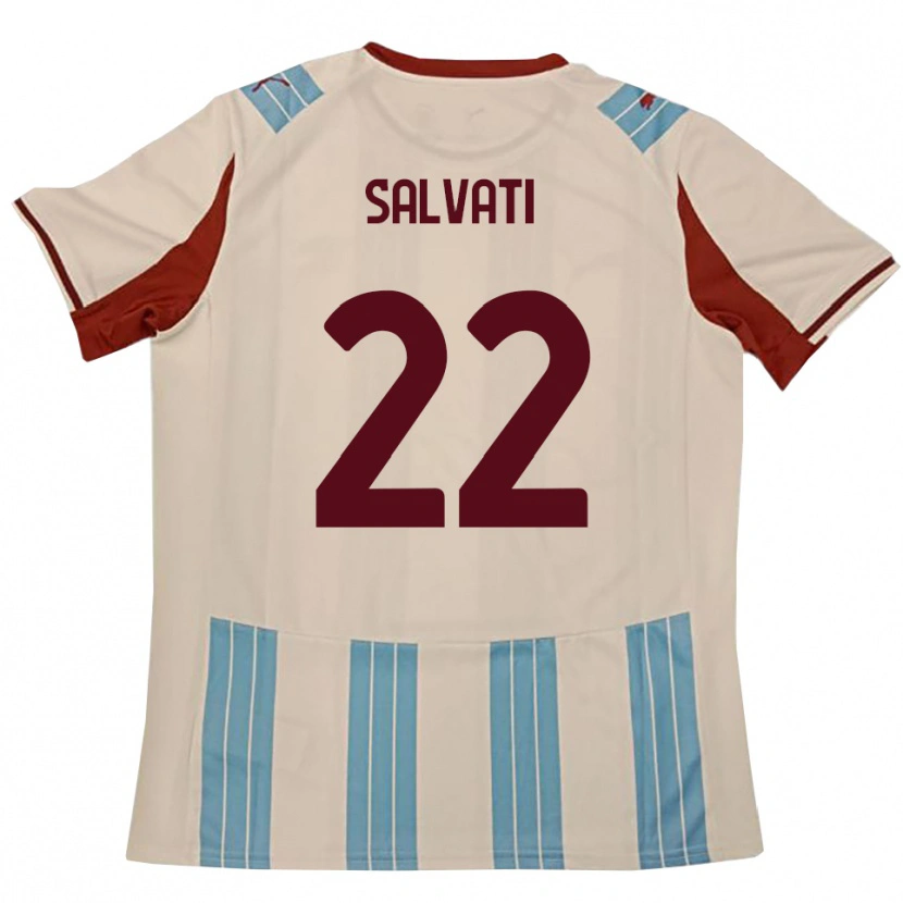 Danxen Heren Gregorio Salvati #22 Hemelsblauw Wit Uitshirt Uittenue 2025/26 T-Shirt België