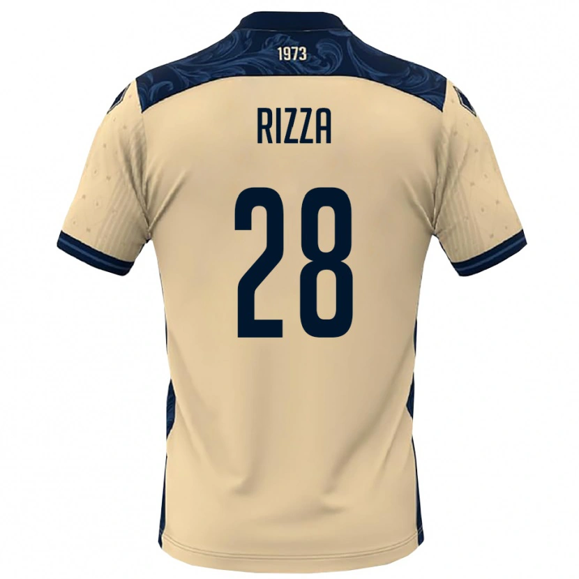 Danxen Heren Alessio Rizza #28 Wit Donkerblauw Uitshirt Uittenue 2025/26 T-Shirt België