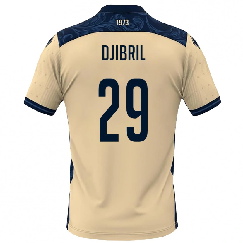 Danxen Heren Akim Djibril #29 Wit Donkerblauw Uitshirt Uittenue 2025/26 T-Shirt België