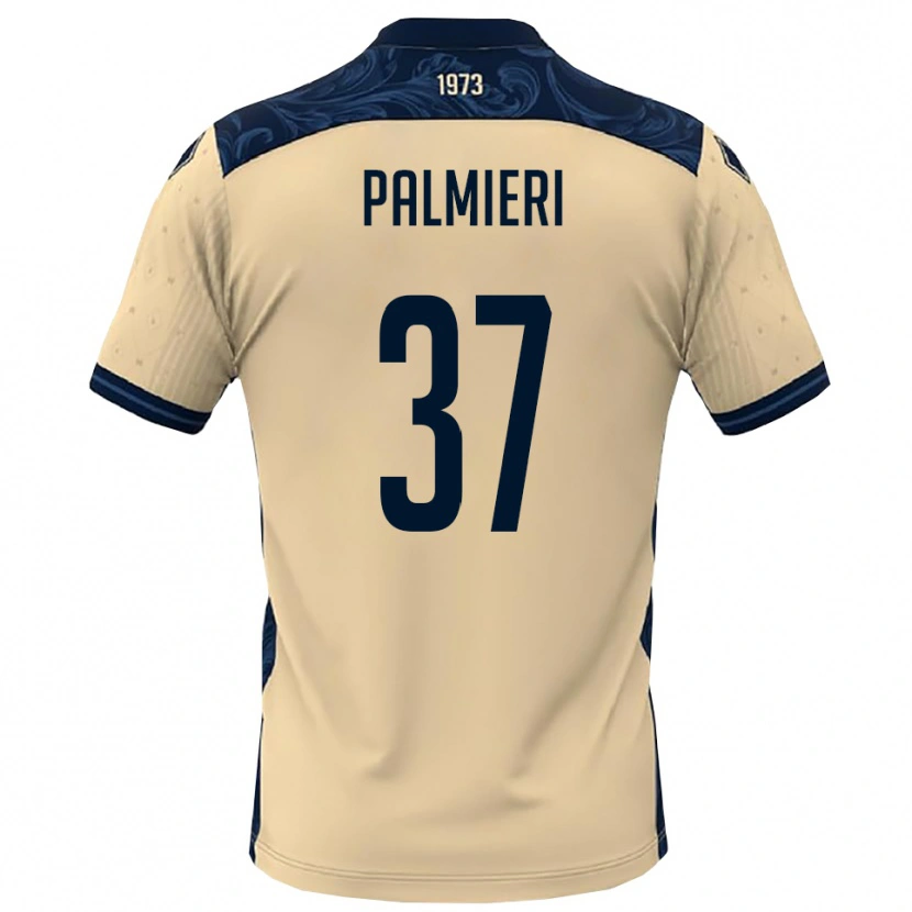 Danxen Heren Riccardo Palmieri #37 Wit Donkerblauw Uitshirt Uittenue 2025/26 T-Shirt België