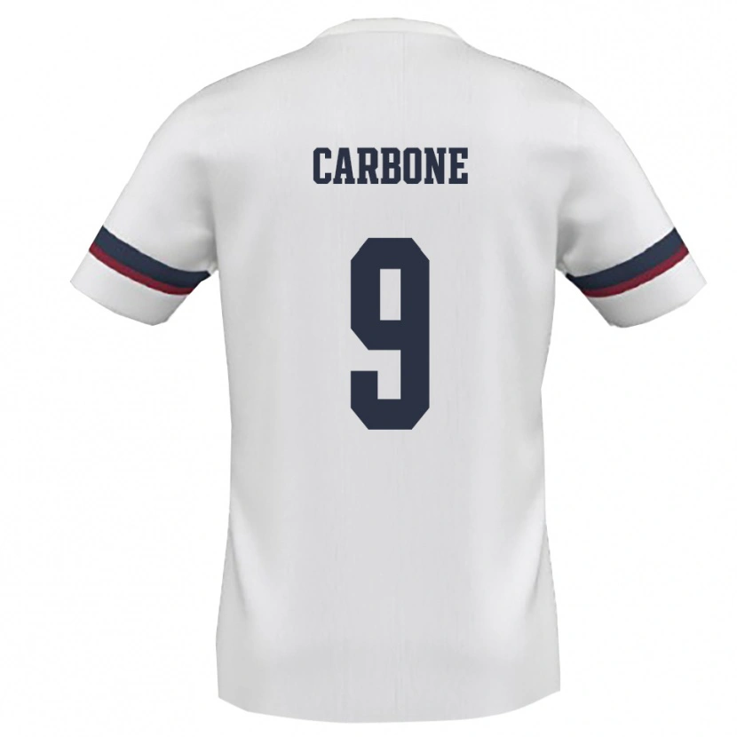 Danxen Heren Raffaele Carbone #9 Wit Rood Uitshirt Uittenue 2025/26 T-Shirt België