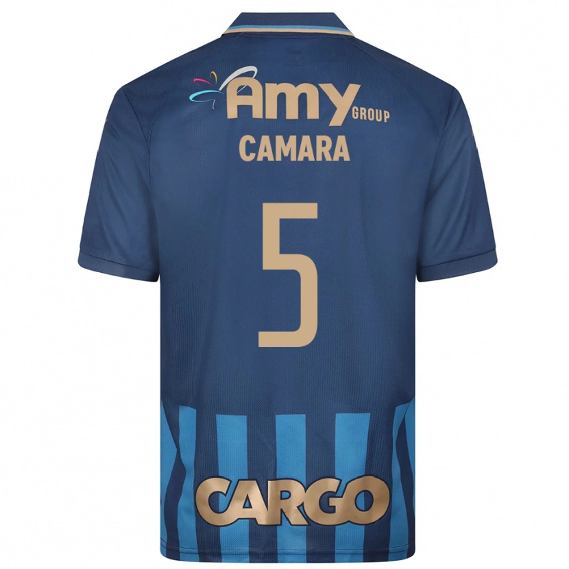 Danxen Heren Mohamed Camara #5 Donkerblauw Blauw Uitshirt Uittenue 2025/26 T-Shirt België