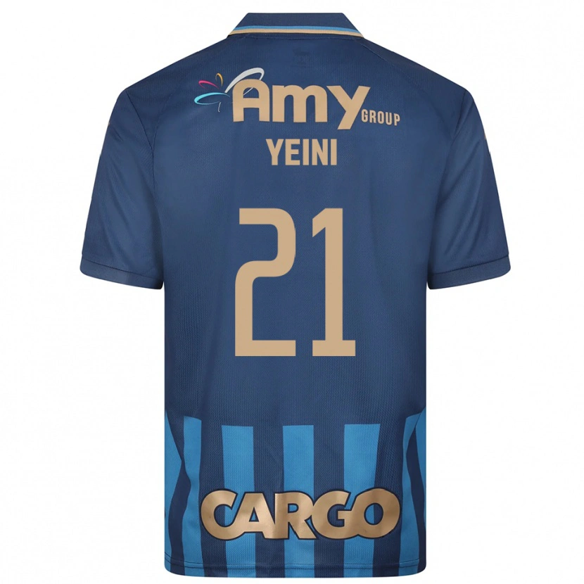 Danxen Heren Sheran Yeini #21 Donkerblauw Blauw Uitshirt Uittenue 2025/26 T-Shirt België