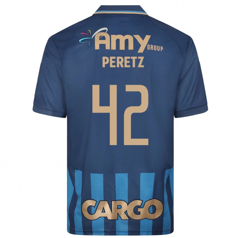 Danxen Heren Dor Peretz #42 Donkerblauw Blauw Uitshirt Uittenue 2025/26 T-Shirt België