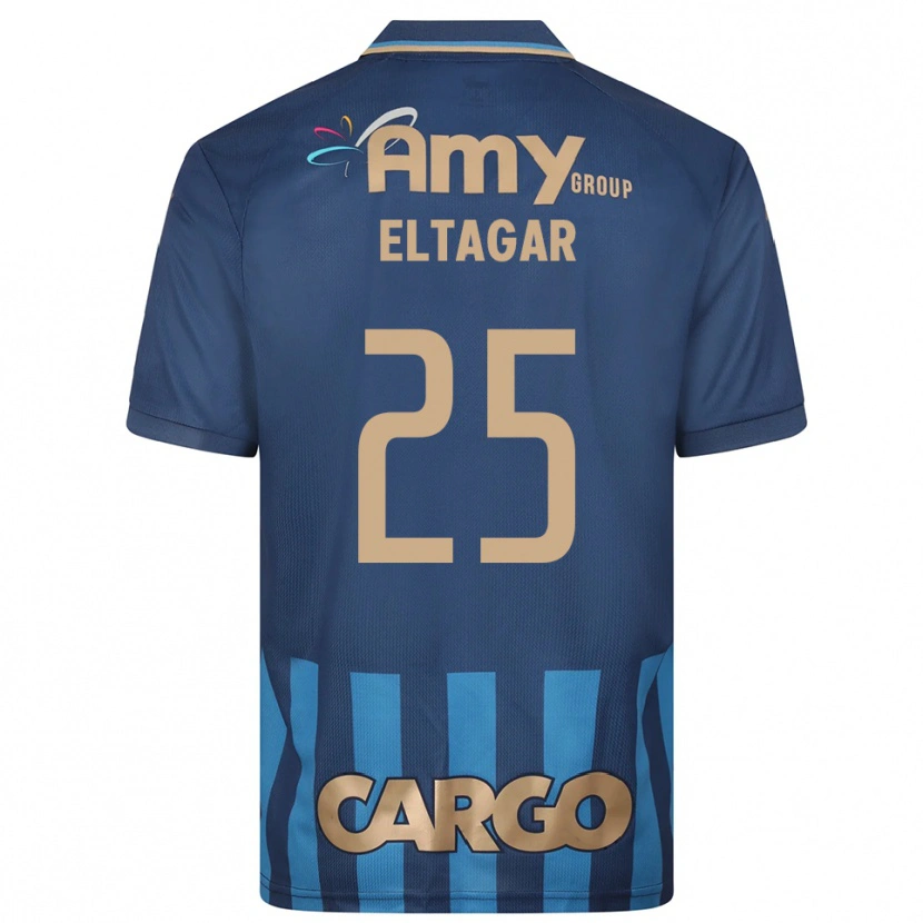 Danxen Heren Barak Eltagar #25 Donkerblauw Blauw Uitshirt Uittenue 2025/26 T-Shirt België