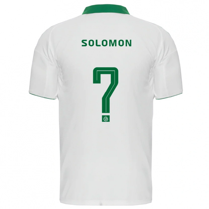 Danxen Heren Itay Solomon #0 Wit Groen Uitshirt Uittenue 2025/26 T-Shirt België