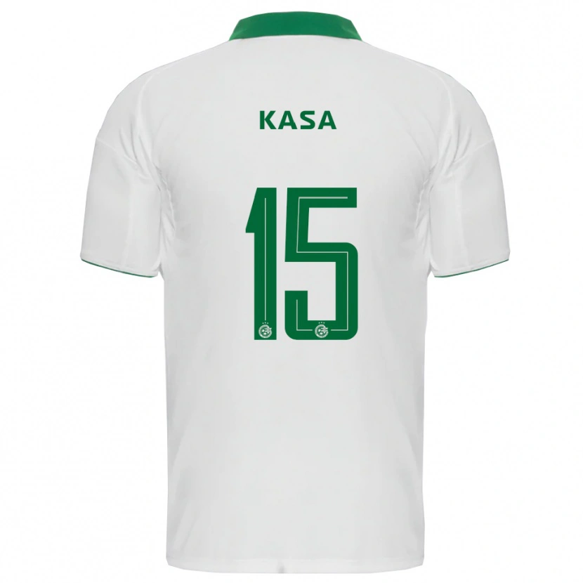 Danxen Heren Lior Kassa #15 Wit Groen Uitshirt Uittenue 2025/26 T-Shirt België
