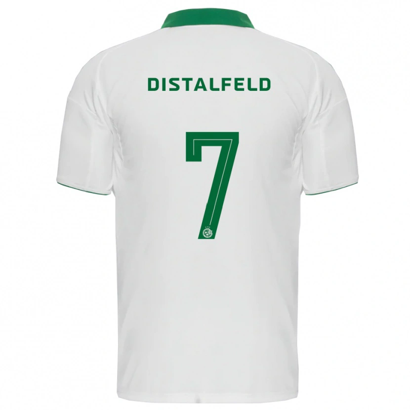 Danxen Heren Yanai Distalfeld #7 Wit Groen Uitshirt Uittenue 2025/26 T-Shirt België