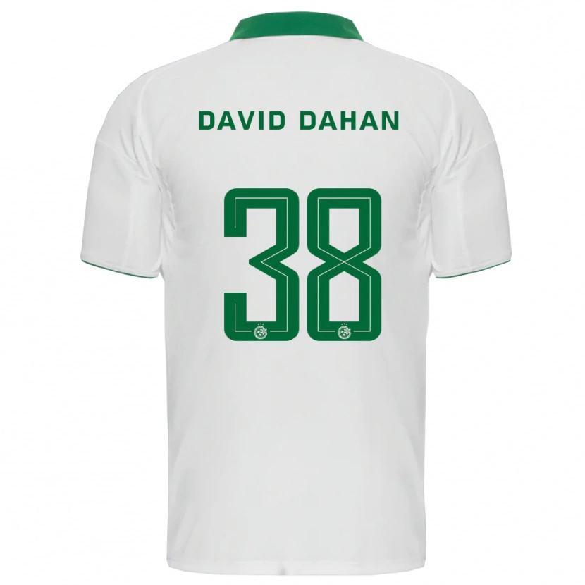 Danxen Heren Omer Dahan #38 Wit Groen Uitshirt Uittenue 2025/26 T-Shirt België