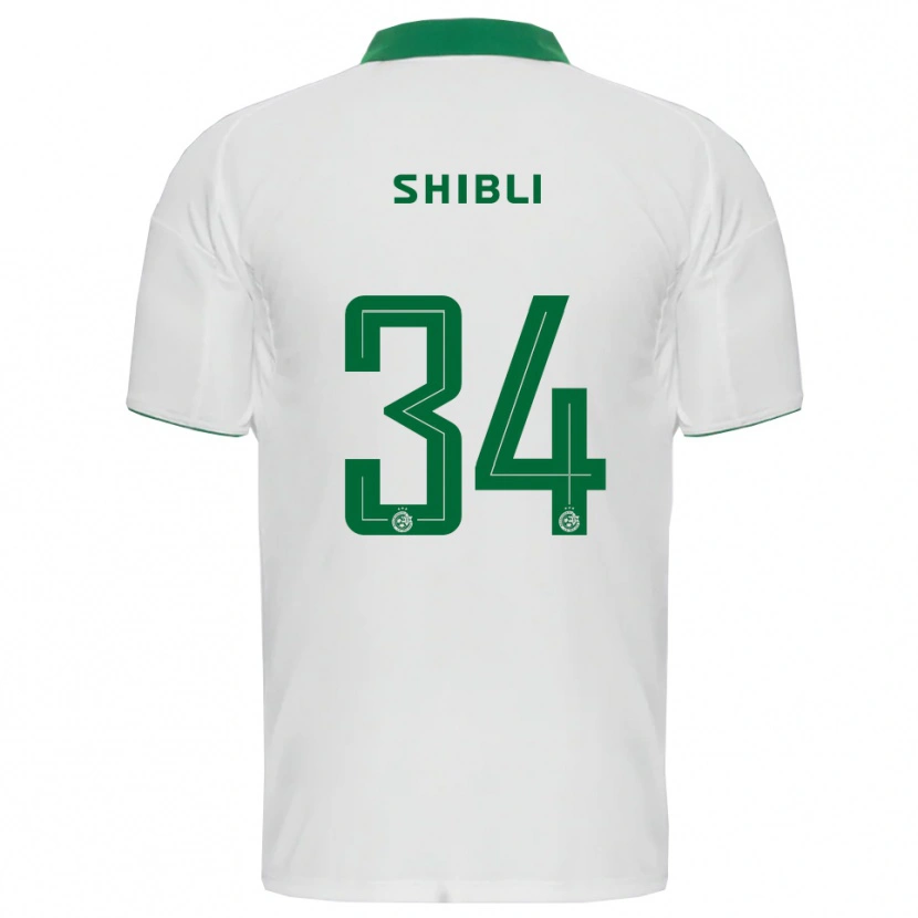 Danxen Heren Hamza Shibli #34 Wit Groen Uitshirt Uittenue 2025/26 T-Shirt België