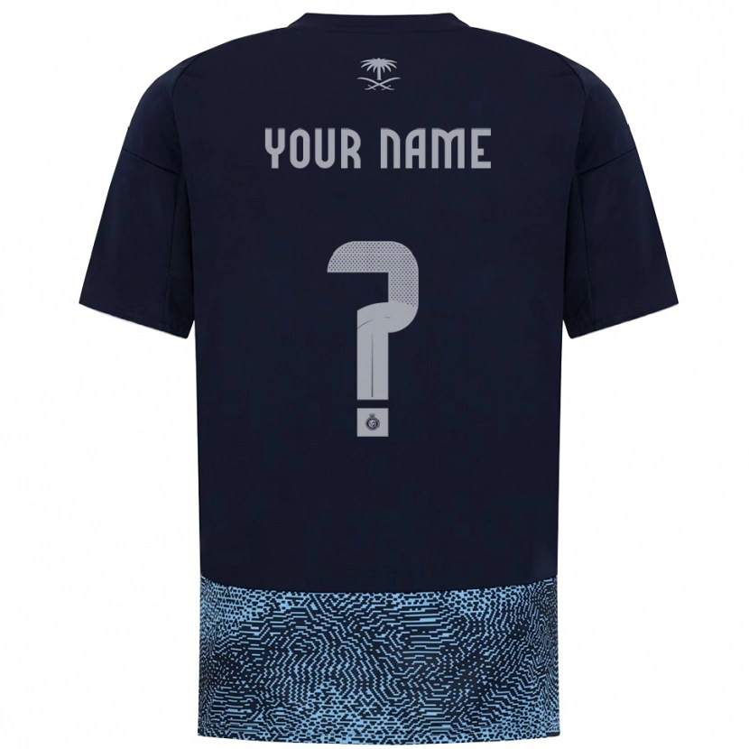 Danxen Heren Uw Naam #0 Donkerblauw Hemelsblauw Uitshirt Uittenue 2025/26 T-Shirt België
