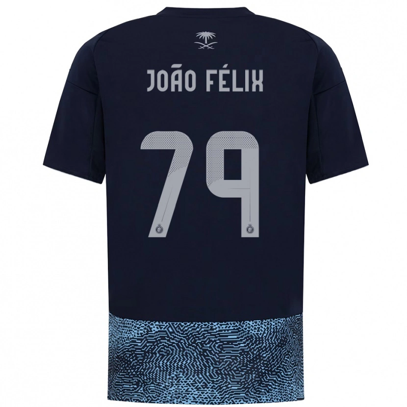 Danxen Heren João Félix #79 Donkerblauw Hemelsblauw Uitshirt Uittenue 2025/26 T-Shirt België