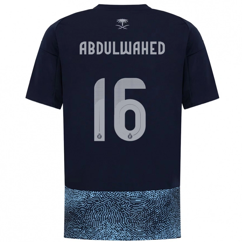 Danxen Heren Ghader Abdulwahed #16 Donkerblauw Hemelsblauw Uitshirt Uittenue 2025/26 T-Shirt België