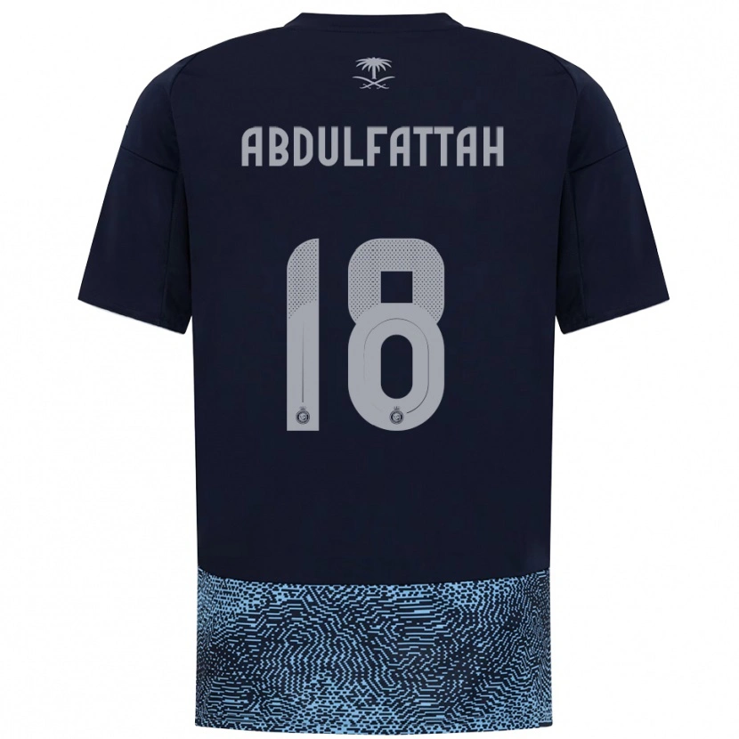 Danxen Heren Abdulfattah Adam #18 Donkerblauw Hemelsblauw Uitshirt Uittenue 2025/26 T-Shirt België
