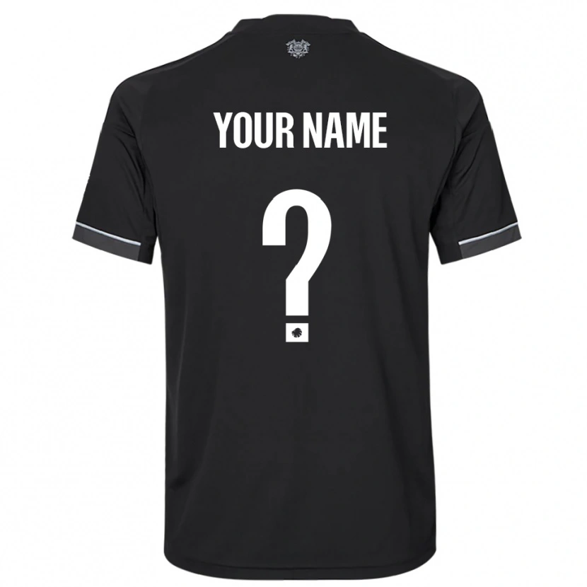 Danxen Heren Uw Naam #0 Zwart Wit Uitshirt Uittenue 2025/26 T-Shirt België
