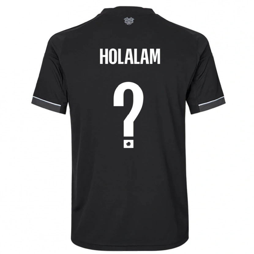 Danxen Heren Ishaq Holalam #0 Zwart Wit Uitshirt Uittenue 2025/26 T-Shirt België