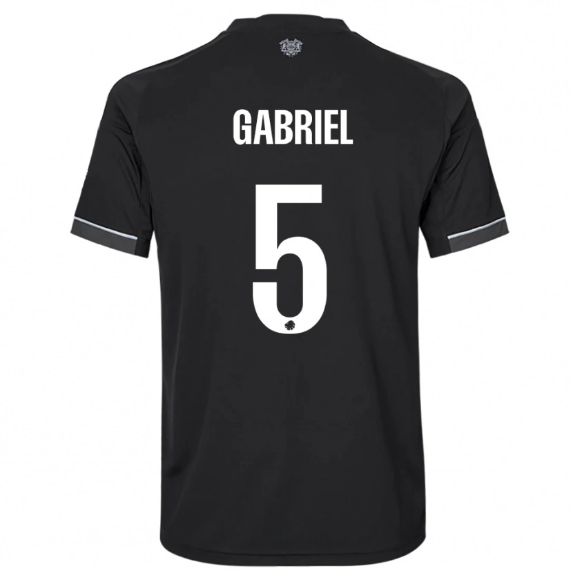 Danxen Heren Gabriel Pereira #5 Zwart Wit Uitshirt Uittenue 2025/26 T-Shirt België