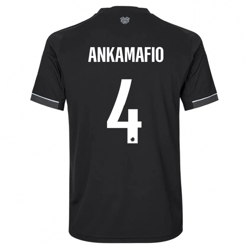 Danxen Heren Graham Ankamafio #4 Zwart Wit Uitshirt Uittenue 2025/26 T-Shirt België