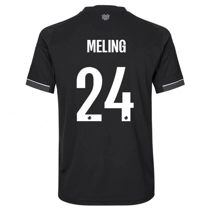 Danxen Heren Birger Meling #24 Zwart Wit Uitshirt Uittenue 2025/26 T-Shirt België