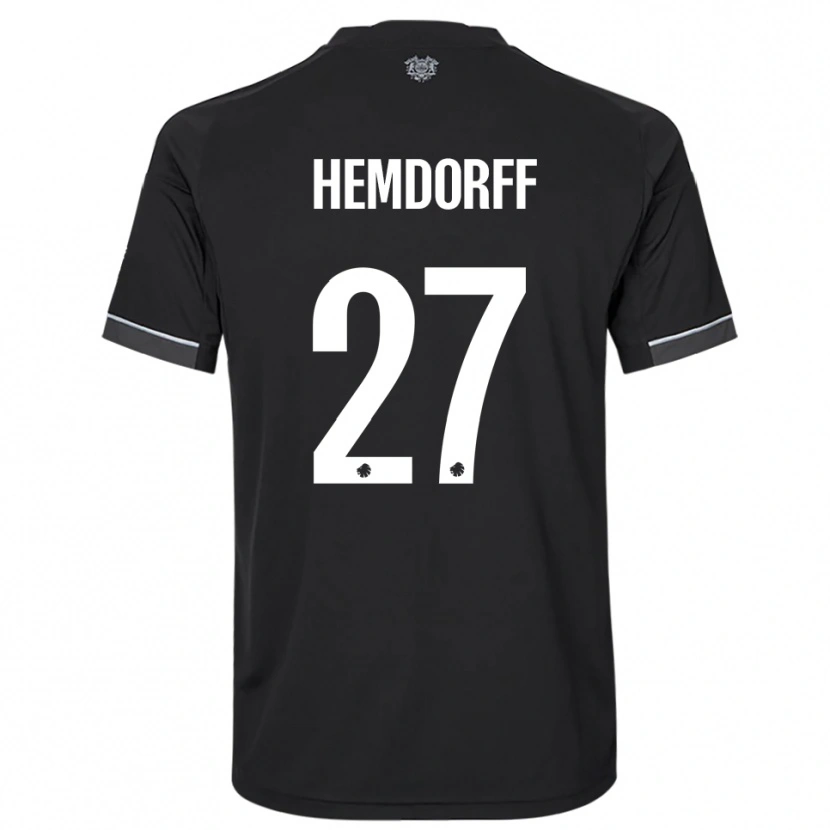 Danxen Heren Mathilde Hemdorff #27 Zwart Wit Uitshirt Uittenue 2025/26 T-Shirt België